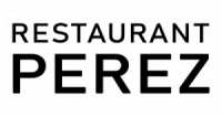 restaurant perez logo negro