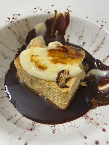 Torrija con chocolate
